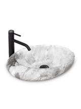 Umywalka nablatowa Rea Roxy C Stone L.GREY