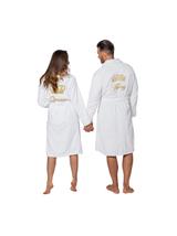 Ανδρικό μπουρνούζι King White size S/M