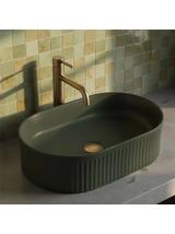 Umywalka nablatowa Rea Vanda Olive Matt