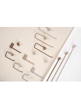 Vannas istabas pakaramais 9710 Prism Brush Nickle