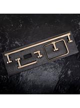 Juego de accesorios de baño GRID Brush Gold 4 piezas