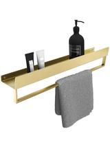 Półka łazienkowa wannowa SF01 60cm złota szczotkowana