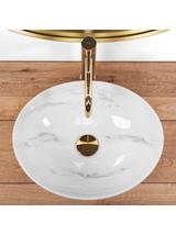 Umywalka nablatowa Rea Sofia Nature Marble