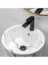 Umywalka Ceramiczna Wolnostojąca Blanka Marble Marmur