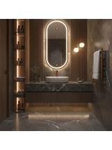 Lavabo sobre encimera Rea Amelia 52