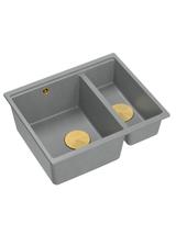 Zlewozmywak granitowy Logan 150 Szary Metalik
