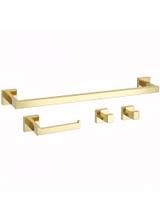 Sada koupelnových doplňků Rio Gold 4 díly