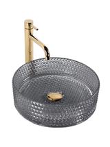 Umywalka nablatowa Rea Cristal Black