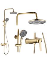 Σετ ντους REA REBEL BRUSHED GOLD