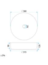 Umywalka nablatowa Rea Stefania
