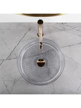 Umywalka nablatowa Rea Cristal Light Grey
