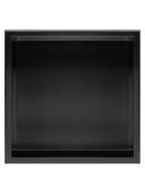 PÓŁKA WNĘKOWA ŁAZIENKOWA 30x30 czarny mat