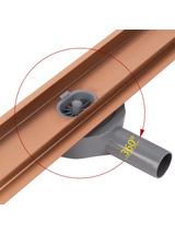 Odpływ Liniowy REA Neox pro brush l. copper 100