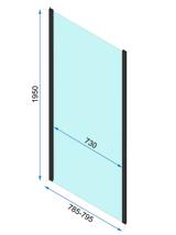 Kabina Prysznicowa Narożna Rapid Fold Black