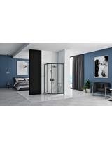 Kabina Prysznicowa REA Look Czarna Black 80x80