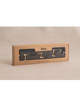 Juego de accesorios de baño GRID Brush Gold 4 piezas