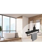 Kopalniška polica SF01 45cm black matt