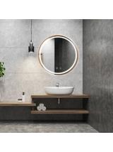 LED sienas spogulis 90cm MMJ BRUSH COPPER