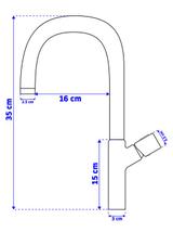 Robinet de lavabo Rea Salto Black