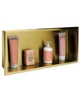 bathroom shelf 30x60 gold brush