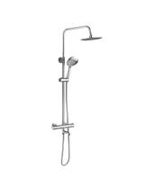 Termosztátos zuhanyszett Lungo Diamond chrome
