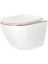 Misa WC podwieszana Rea Carlo Mini Tornado NFQ GOLD EDGE