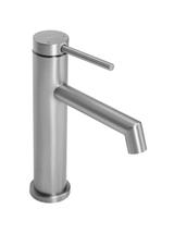Bateria Umywalkowa Rea Foss nikiel szczotkowany Inox niska