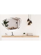 LUSTRO ŚCIENNE LED Z FUNKCJĄ BLUETOOTH 70x100cm FOG