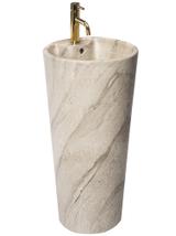 Umywalka Ceramiczna Wolnostojąca Blanka Natural Matt Marmur