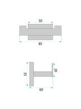 Wieszak łazienkowy OSTE 205 Gold
