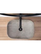 Umywalka nablatowa Rea Livia Beige Mat