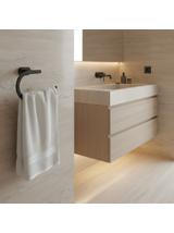 Wieszak łazienkowy RING 110 Til Czarny