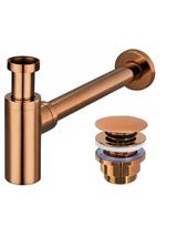 Siphon de lavabo Clic-Clac Universel Copper