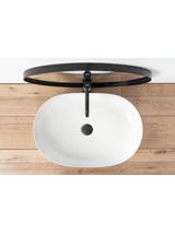 Umywalka nablatowa Rea Cleo 61 White