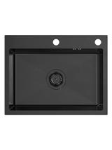 Zlewozmywak stalowy LUKE 110 WORKSTATION Czarny