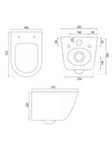 Misa WC podwieszana Eddy N Tornado Rimless