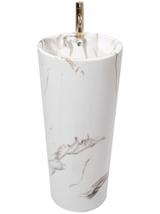 Umywalka Ceramiczna Wolnostojąca Blanka Marble Marmur