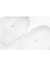 Umywalka nablatowa Rea CLEO 61 WHITE MATT