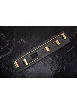 Juego de accesorios de baño Mati Gold 4 piezas