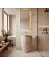 Lavoar freestanding de sine stătător Ceramic Rea Blanka Savana Matt