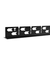 Listwa spadkowa brodzikowa 120cm Czarna