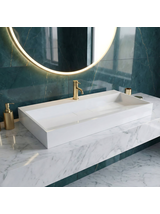 Умывальник конгломератный на столешницу GOYA 100CM