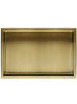 bathroom shelf 30x60 gold brush