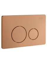 Cadru WC încastrat Rea cu buton I Brush Copper