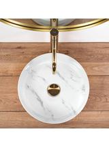 Umywalka nablatowa Rea Sami Nature Marble