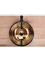 Umywalka nablatowa Rea Luna Gold/Black