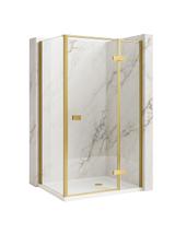 Душ кабина Rea Atlas 80x80 Brush Gold