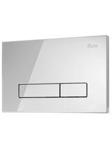 Cadru WC încastrat Rea cu buton HD Chrome