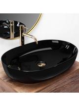 Umywalka nablatowa Rea CLEO 61 Black