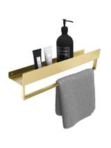 Półka łazienkowa wannowa SF01 45cm złota szczotkowana
